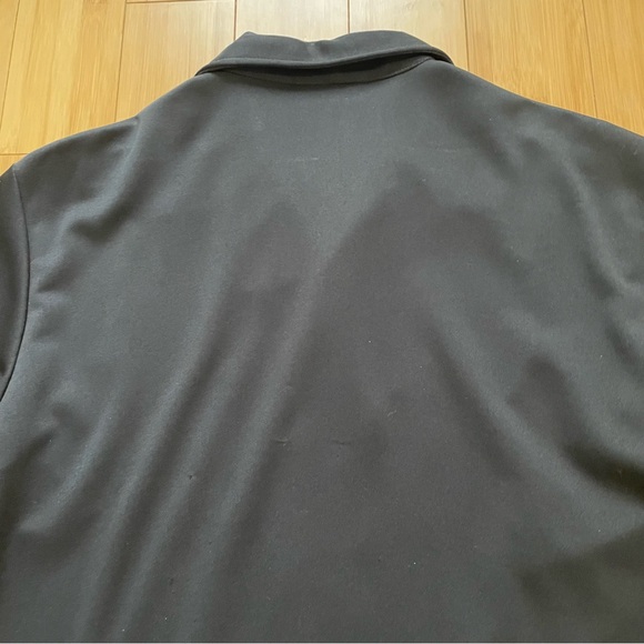 Retro Bowling Shirt Black Animal Print Size Medium Short Sleeve - Picture 8 of 10